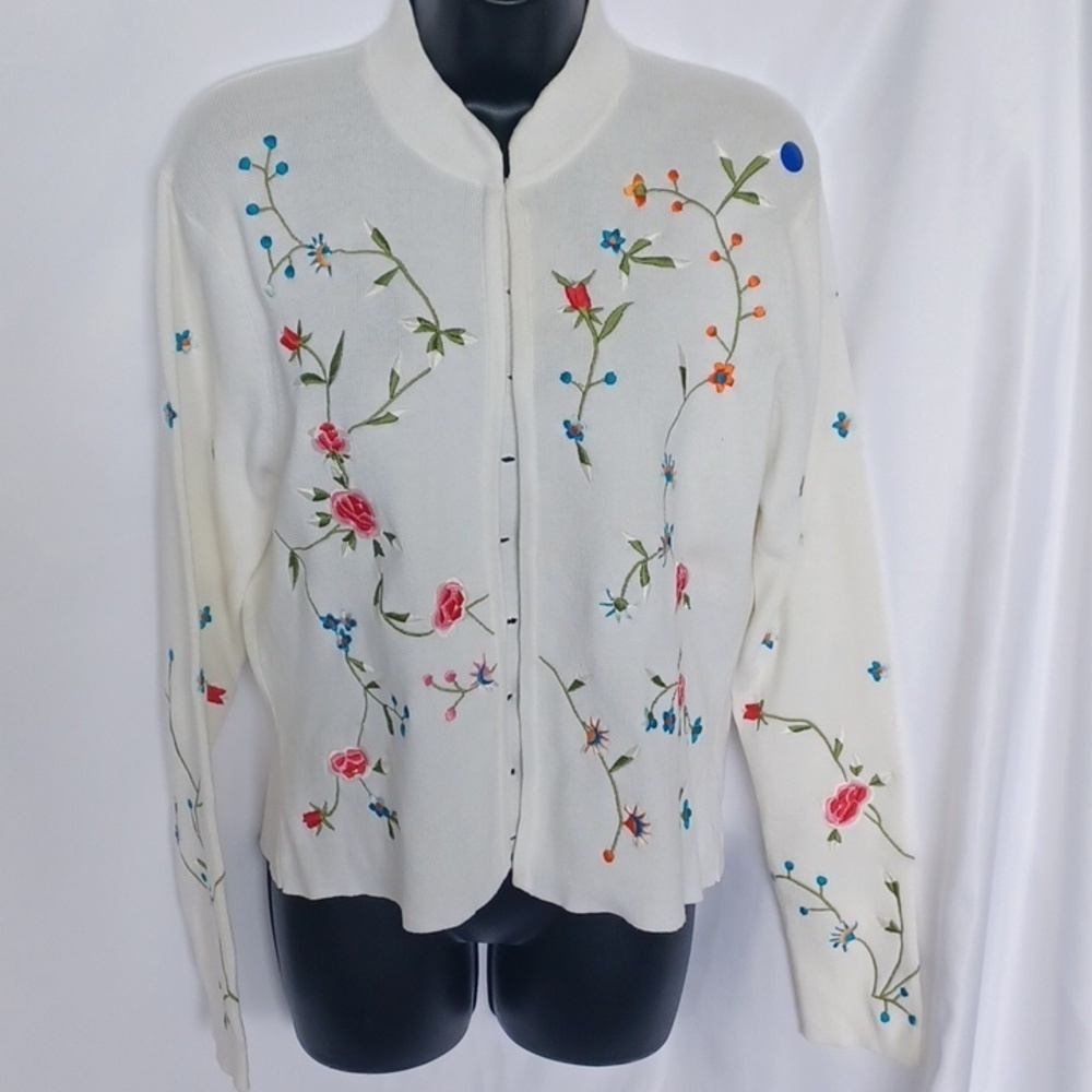 Ballinger embroidered cardigan vintage